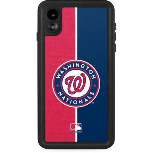 MLB Washington Nationals Split iPhone XR Waterproof Case