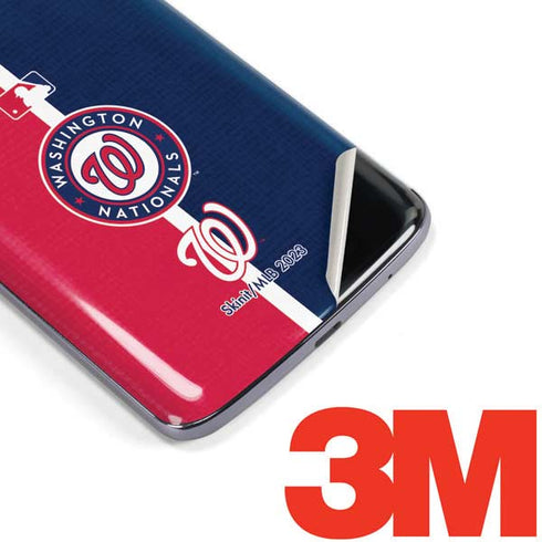 MLB Washington Nationals Split Moto E5 Plus Skin