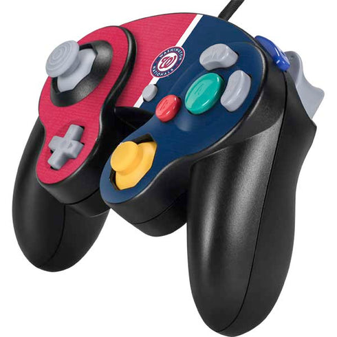 MLB Washington Nationals Split Nintendo GameCube Controller Skin