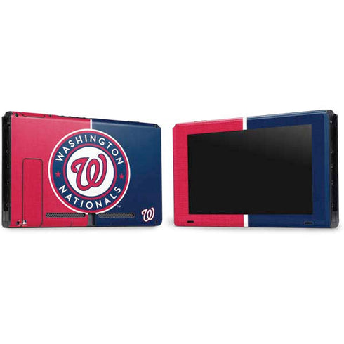 MLB Washington Nationals Split Nintendo Switch Bundle Skin