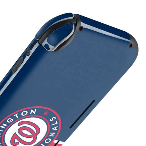 MLB Washington Nationals Split Nintendo Switch Lite Skin