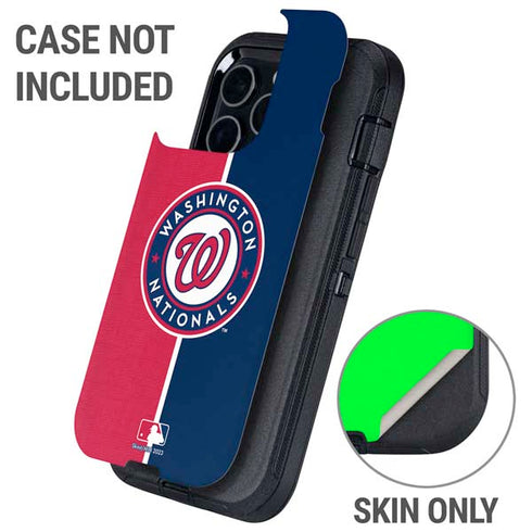 MLB Washington Nationals Split Otterbox Defender iPhone Skin