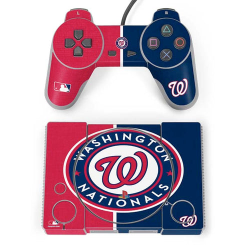 MLB Washington Nationals Split PlayStation Classic Bundle Skin