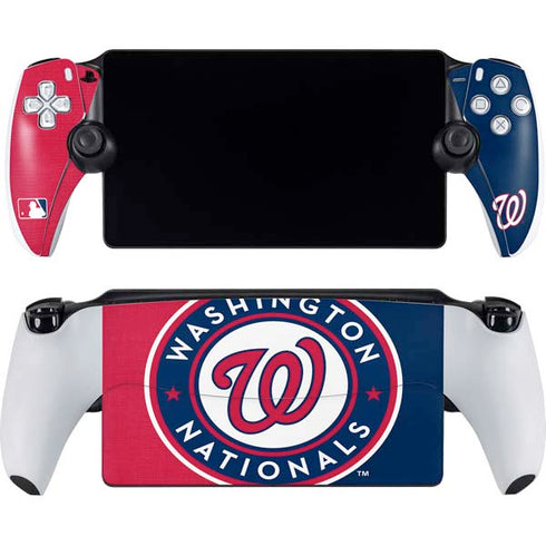 MLB Washington Nationals Split PlayStation Portal Remote Player Skin