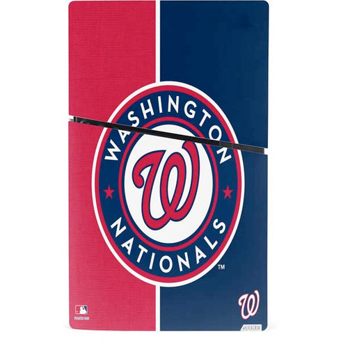 MLB Washington Nationals Split PS5 Slim Digital Edition Bundle Skin