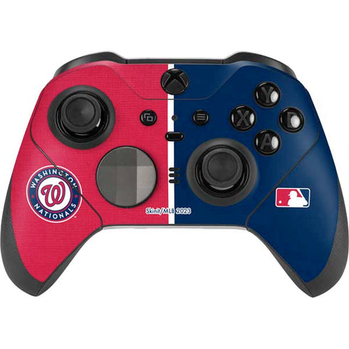 MLB Washington Nationals Split Xbox Elite Wireless Controller Series 2 Skin