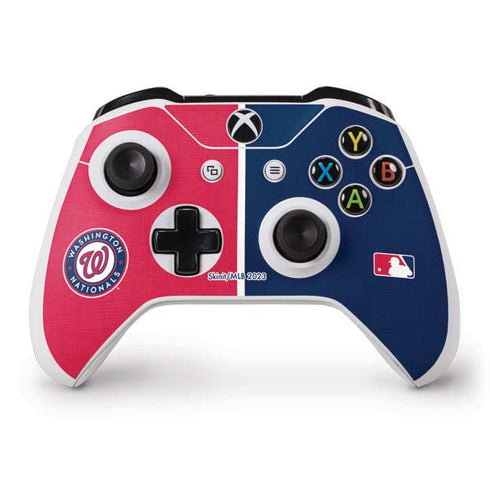 MLB Washington Nationals Split Xbox One S Controller Skin