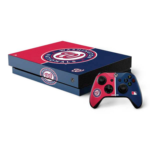 MLB Washington Nationals Split Xbox One X Bundle Skin