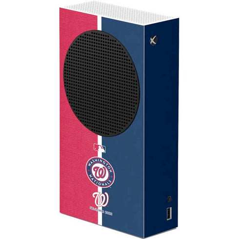 MLB Washington Nationals Split Xbox Series S Console Skin
