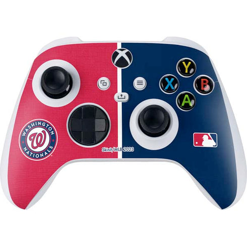 MLB Washington Nationals Split Xbox Series S Controller Skin