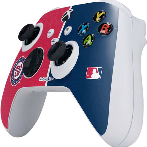 MLB Washington Nationals Split Xbox Series S Controller Skin
