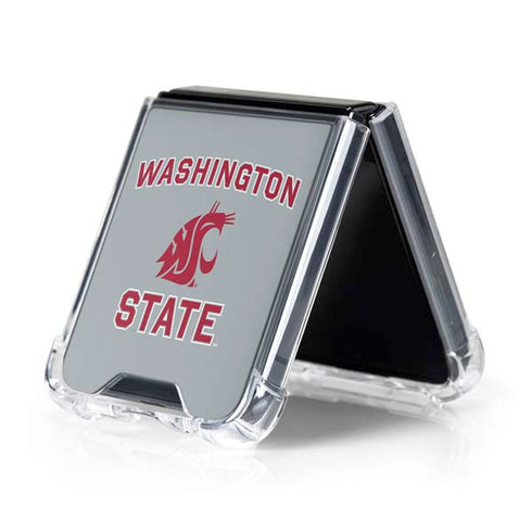 Washington State University Logo Galaxy Z Flip5 5G Clear Case