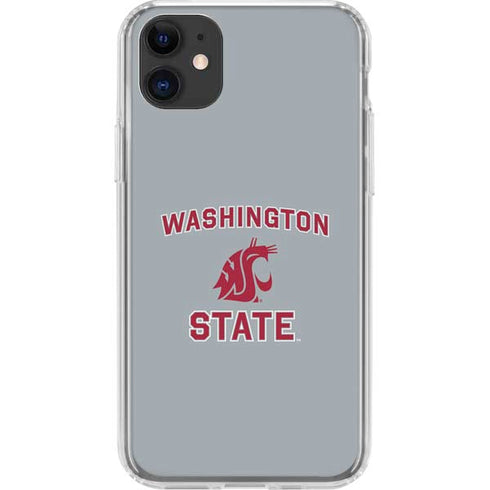 Washington State University Logo iPhone 11 Clear Case