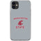 Washington State University Logo iPhone 11 Clear Case