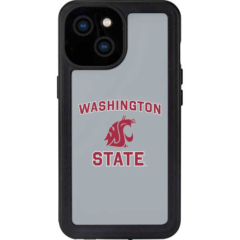 Washington State University Logo iPhone 15 Waterproof Case