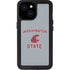 Washington State University Logo iPhone 15 Waterproof Case