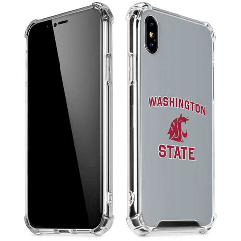 Washington State University Logo iPhone XS Max Clear Case