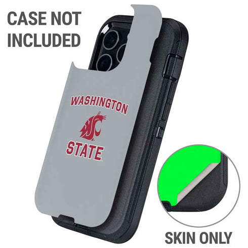 Washington State University Logo Otterbox Defender iPhone Skin