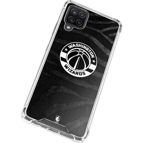 NBA Washington Wizards Animal Print Galaxy A12 Clear Case