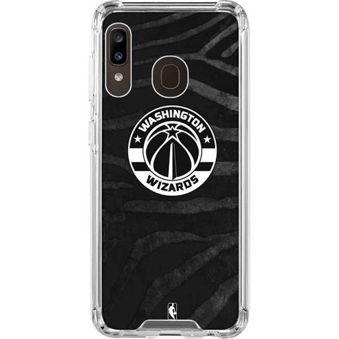 NBA Washington Wizards Animal Print Galaxy A30 Clear Case