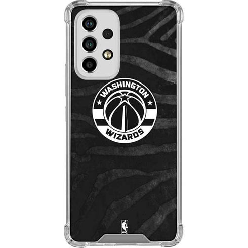 NBA Washington Wizards Animal Print Galaxy A53 5G Clear Case