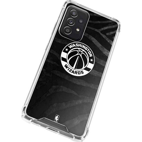 NBA Washington Wizards Animal Print Galaxy A72 5G Clear Case