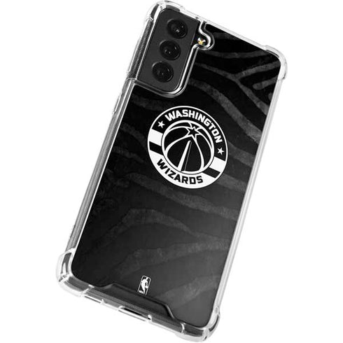 NBA Washington Wizards Animal Print Galaxy S21 FE Clear Case