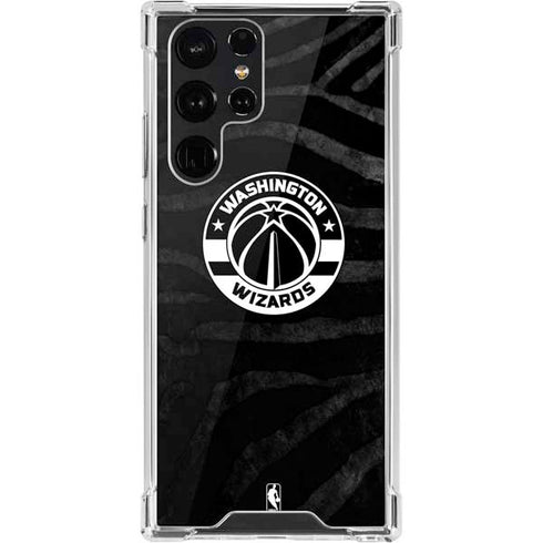 NBA Washington Wizards Animal Print Galaxy S22 Ultra Clear Case