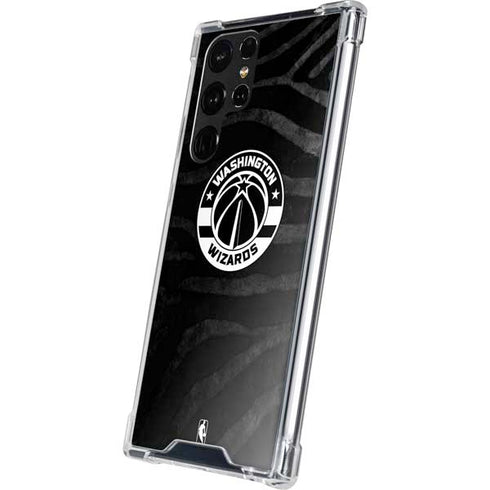 NBA Washington Wizards Animal Print Galaxy S22 Ultra Clear Case