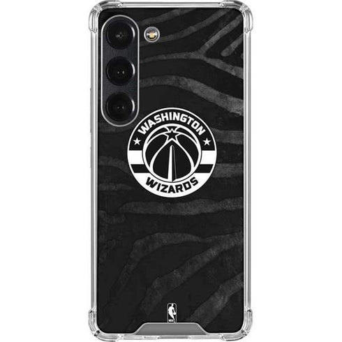 NBA Washington Wizards Animal Print Galaxy S23 Clear Case