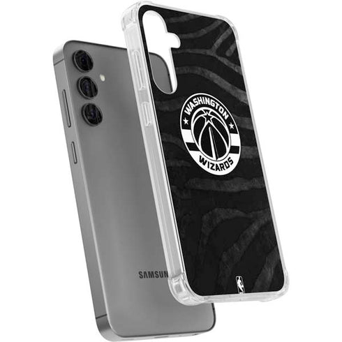 NBA Washington Wizards Animal Print Galaxy S24 Plus Clear Case