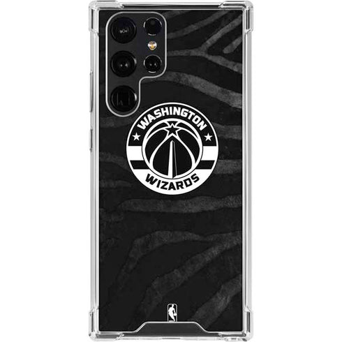 NBA Washington Wizards Animal Print Galaxy S24 Ultra Clear Case