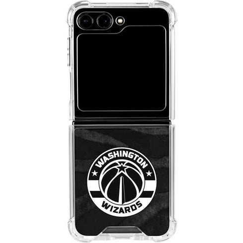 NBA Washington Wizards Animal Print Galaxy Z Flip5 5G Clear Case