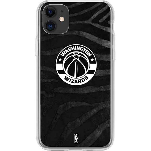 NBA Washington Wizards Animal Print iPhone 11 Clear Case
