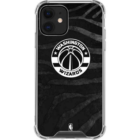 NBA Washington Wizards Animal Print iPhone 12 Clear Case