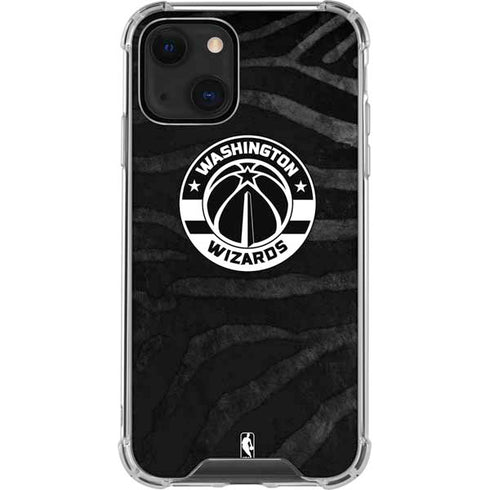 NBA Washington Wizards Animal Print iPhone 13 Mini Clear Case
