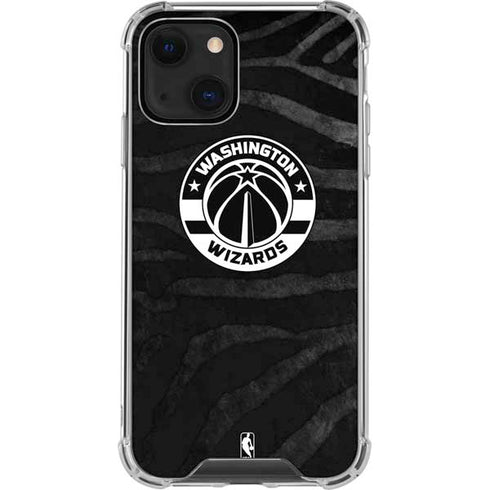 NBA Washington Wizards Animal Print iPhone 14 Clear Case