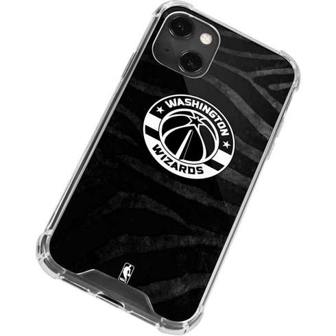 NBA Washington Wizards Animal Print iPhone 15 Plus Clear Case