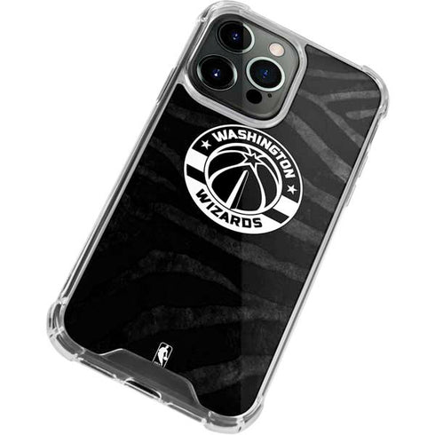 NBA Washington Wizards Animal Print iPhone 14 Pro Clear Case