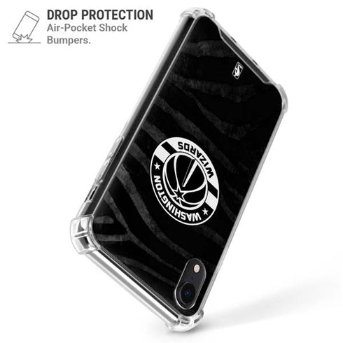 NBA Washington Wizards Animal Print iPhone XR Clear Case