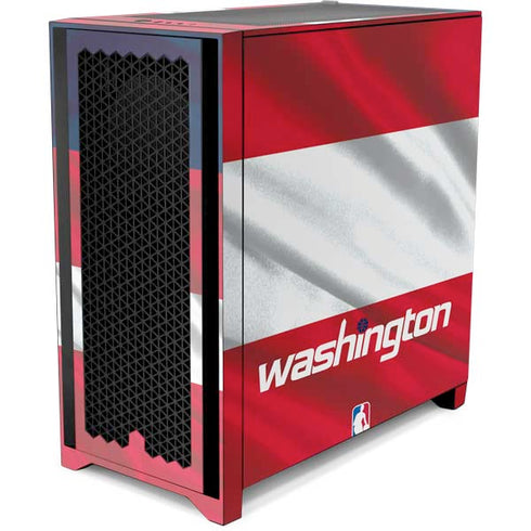 NBA Washington Wizards Away Jersey Corsair 4000D Tempered Glass Mid-Tower ATX Case Skin
