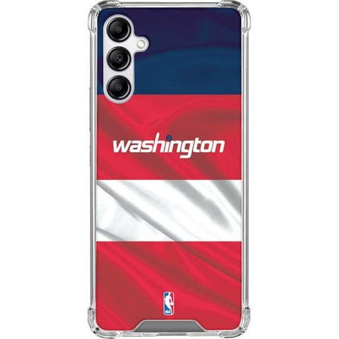 NBA Washington Wizards Away Jersey Galaxy A14 5G Clear Case