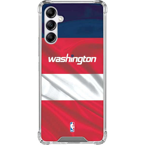 NBA Washington Wizards Away Jersey Galaxy A15 5G Clear Case