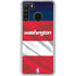 NBA Washington Wizards Away Jersey Galaxy A21 Clear Case