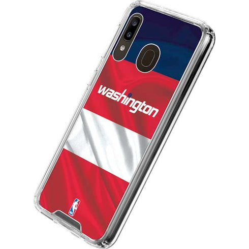 NBA Washington Wizards Away Jersey Galaxy A30 Clear Case
