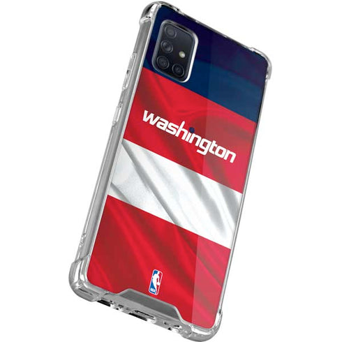 NBA Washington Wizards Away Jersey Galaxy A51 5G Clear Case
