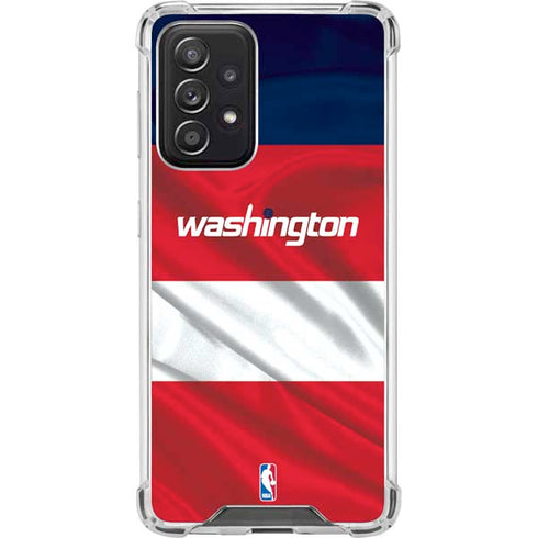 NBA Washington Wizards Away Jersey Galaxy A52 5G Clear Case