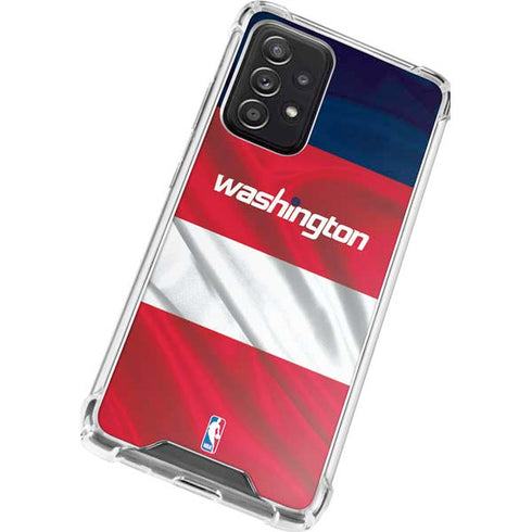 NBA Washington Wizards Away Jersey Galaxy A52 5G Clear Case
