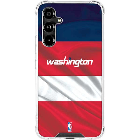 NBA Washington Wizards Away Jersey Galaxy A54 5G Clear Case