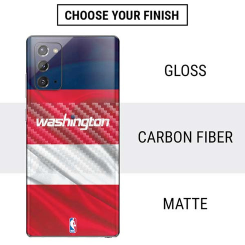 NBA Washington Wizards Away Jersey Galaxy Note20 5G Skin